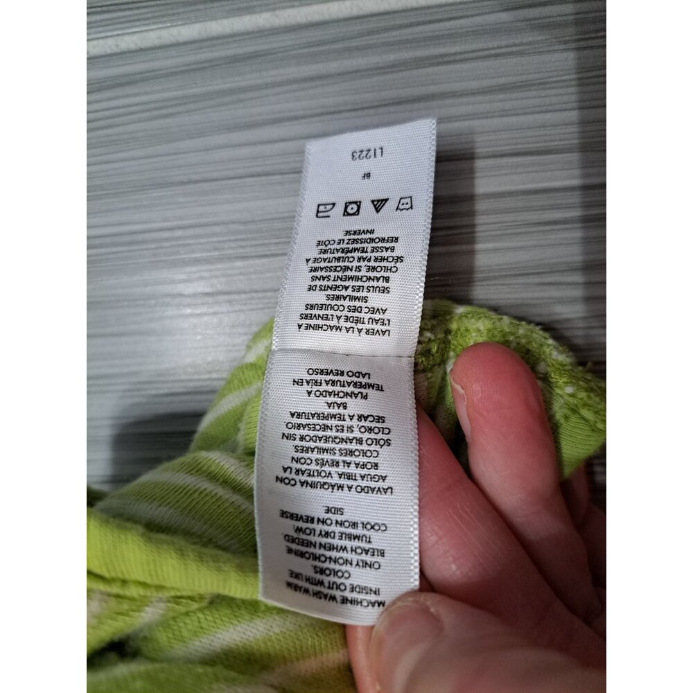 Hanna Andersson Moon And Back Baby Sleep Sack Green Striped Organic Cotton Small - Picture 7 of 8